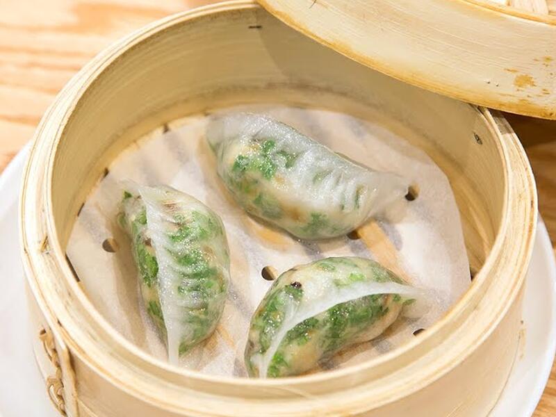 Dumpling with Coriander and Shrimp